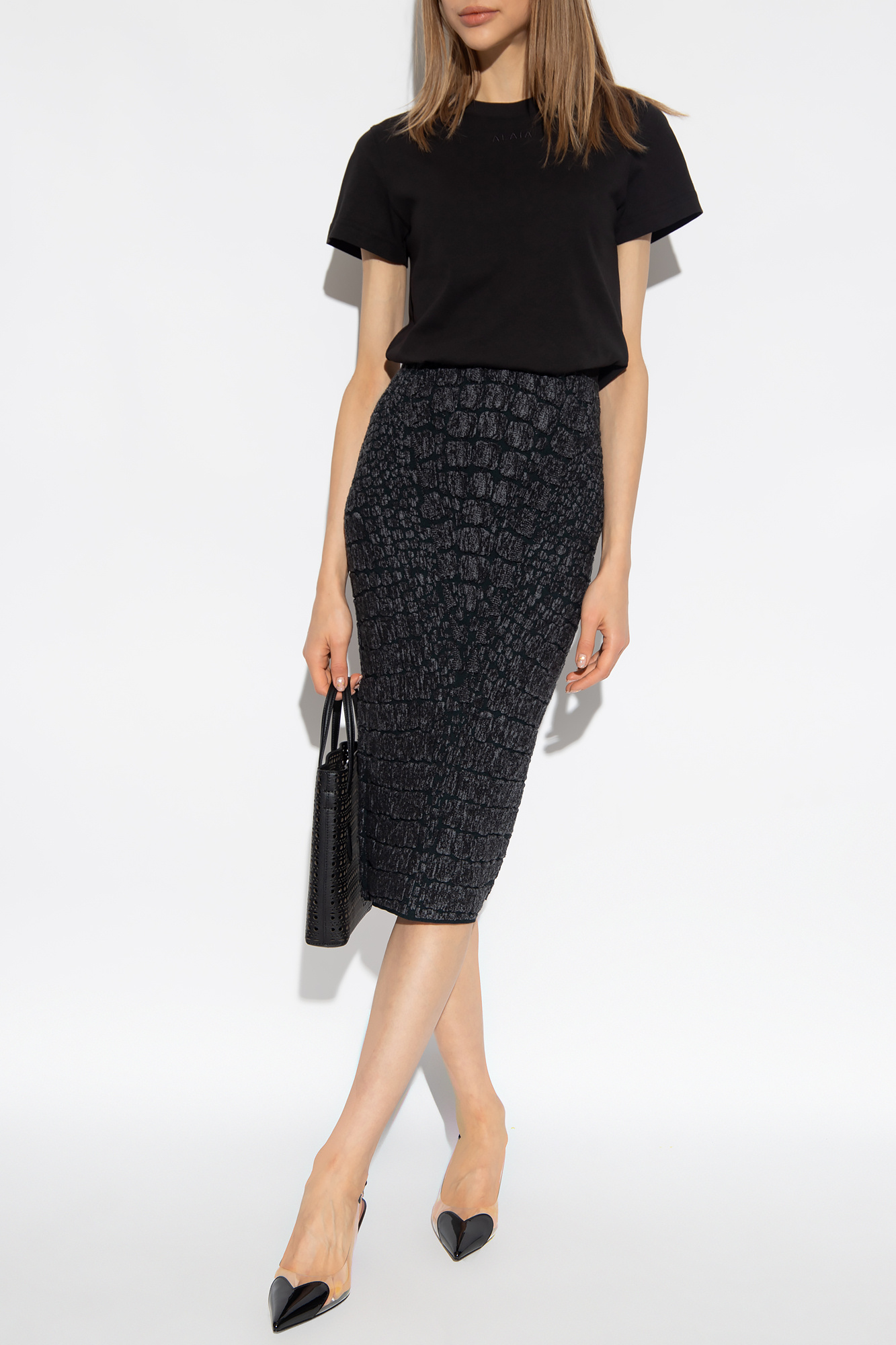 Alaïa Pencil skirt with animal motif | Women's Clothing | Vitkac